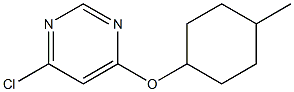 4-(4-Methylcyclohexyloxy)-6-chloropyriMidine,,结构式