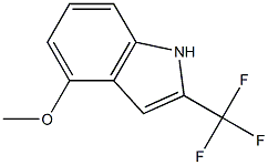 4-Methoxy-2-(trifluoroMethyl)-1H-indole Struktur