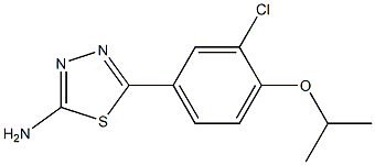 5-(3-chloro-4-isopropoxyphenyl)-1,3,4-thiadiazol-2-aMine