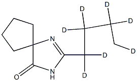 2-Butyl-d7-1,3-diaza-spiro[4.4]non-1-en-4-one