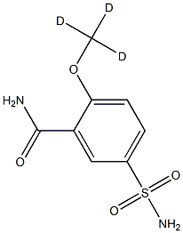 5-AMinosulfonyl-2-(Methoxy-d3)
benzaMide 结构式