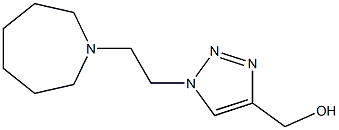 (1-(2-(azepan-1-yl)ethyl)-1H-1,2,3-triazol-4-yl)Methanol Struktur