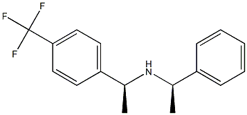 (R)-1-phenyl-N-((S)-1-(4-(trifluoroMethyl)phenyl)ethyl)ethanaMine 化学構造式