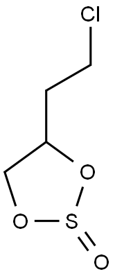 4-(2-氯乙基)-1,3,2-二氧杂环戊烷-2-氧化物, 1378464-10-8, 结构式