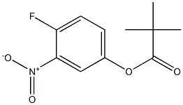 4-fluoro-3-nitrophenyl pivalate 结构式
