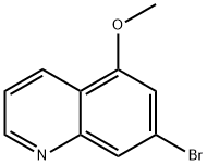 7-溴-5-甲氧基喹啉, 1378860-76-4, 结构式