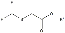 potassiuM 2-((difluoroMethyl)thio)acetate,,结构式