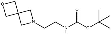 tert-butyl (2-(2-oxa-6-azaspiro[3.3]heptan-6-yl)ethyl)carbaMate Structure