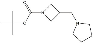 tert-butyl 3-(pyrrolidin-1-ylMethyl)azetidine-1-carboxylate Structure