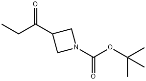 tert-butyl 3-propionylazetidine-1-carboxylate Structure