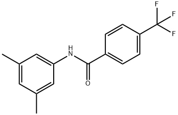 N-(3,5-二甲基苯)-4-(三氟甲基)苯甲酰胺,876537-60-9,结构式