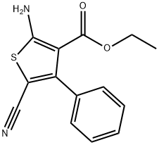 Ethyl 2-aMino-5-cyano-4-phenylthiophene-3-carboxylate, 97%