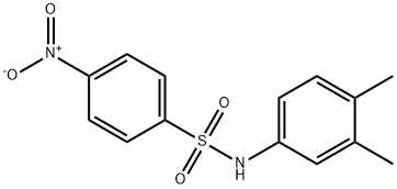 N-(3,4-DiMethylphenyl)-4-nitrobenzenesulfonaMide, 97% 化学構造式