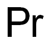 PraseodyMiuM, plasMa standard solution, Specpure|r, Pr 1000Mug/Ml 化学構造式