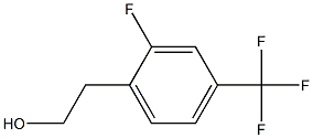 2-[2-Fluoro-4-(trifluoroMethyl)phenyl]ethanol, tech. 90% 化学構造式