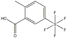 2-甲基-5-(五氟硫代)苯甲酸,97% 结构式