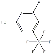 3-Fluoro-5-(pentafluorothio)phenol, 97% Structure