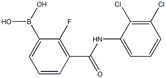 3-(2,3-DichlorophenylcarbaMoyl)-2-fluorobenzeneboronic acid, 97% Structure