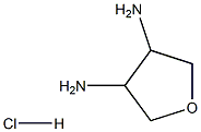 Tetrahydro-furan-3,4-diaMine.HCl 化学構造式