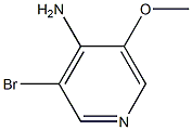 3-BroMo-5-Methoxy-pyridin-4-ylaMine 化学構造式
