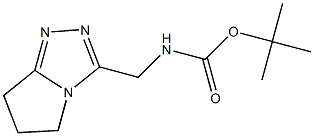 tert-butyl ((6,7-dihydro-5H-pyrrolo[2,1-c][1,2,4]triazol-3-yl)Methyl)carbaMate Structure