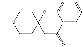 N-Methylspiro[2H-1-benzopyran-2,4'-piperidine]4(3H)-one 化学構造式