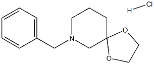 1,4-Dioxa-7-azaspiro[4.5]decane, 7-phenylMethyl-, hydrochloride,,结构式