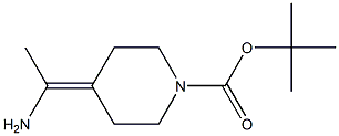 tert-butyl 4-(1-aMinoethylidene)piperidine-1-carboxylate Structure