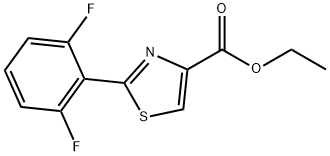 ethyl 2-(2,6-difluorophenyl)thiazole-4-carboxylate Structure