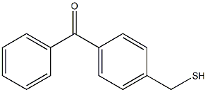 (4-(MercaptoMethyl)phenyl)(phenyl)Methanone 结构式