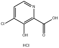 4-Chloro-3-hydroxy-pyridine-2-carboxylic acid hydrochloride Struktur