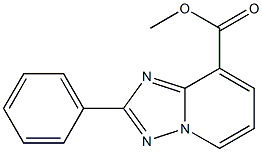 Methyl 2-phenyl-[1,2,4]triazolo[1,5-a]pyridine-8-carboxylate Structure