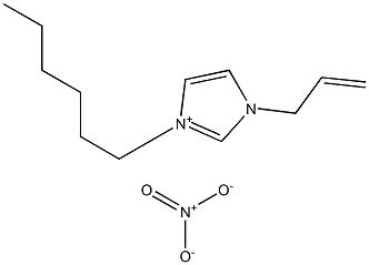 1-Allyl-3-hexyliMidazoliuM nitrate Struktur