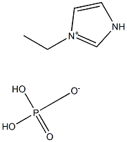 1-乙基咪唑磷酸二氢盐 结构式