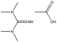 tetraMethylguanidine acetate 化学構造式