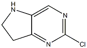 2-Chloro-6,7-dihydro-5H-pyrrolo[3,2-d]pyriMidine Struktur
