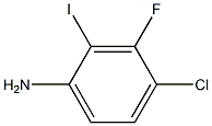 4-Chloro-3-fluoro-2-iodo-phenylaMine 结构式