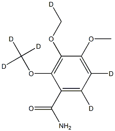 TriMethoxybenzaMide-D6,,结构式