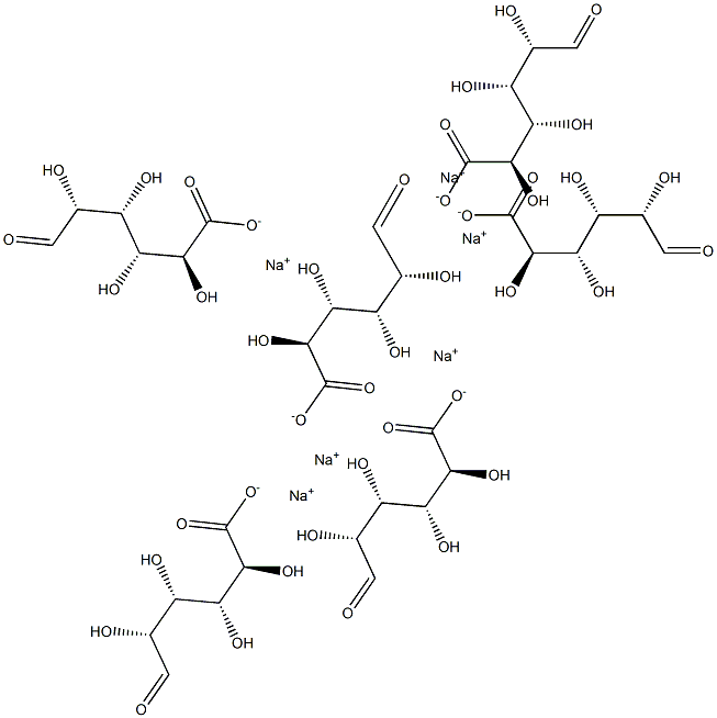 古罗糖醛酸六糖 结构式