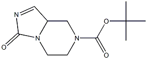 7-BOC-3-OXOHEXAHYDROIMIDAZO[1,5-A]PYRAZINE Structure