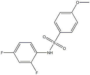 N-(2,4-difluorophenyl)-4-methoxybenzenesulfonamide