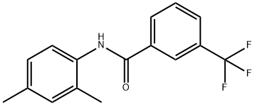 N-(2,4-dimethylphenyl)-3-(trifluoromethyl)benzamide Struktur