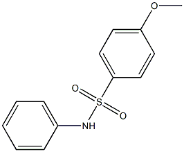 4-甲氧基-N-苯苯磺酰胺,97%, , 结构式