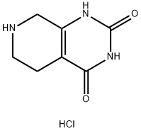 5,6,7,8-tetrahydropyrido[3,4-d]pyrimidine-2,4(1H,3H)-dione hydrochloride Structure