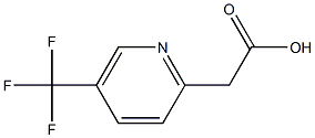 5-三氟甲基吡啶-2-乙酸,,结构式