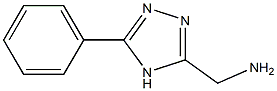 (5-PHENYL-4H-1,2,4-TRIAZOL-3-YL)METHANAMINE,,结构式