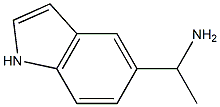 1-(1H-indol-5-yl)ethanamine Struktur