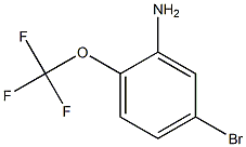 2-氨基-4-溴三氟甲氧基苯,,结构式