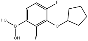 3-(Cyclopentyloxy)-2,4-difluorophenylboronic acid|3-(Cyclopentyloxy)-2,4-difluorophenylboronic acid