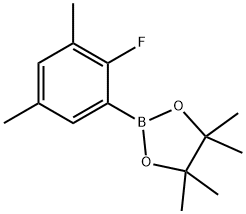 3,5-Dimethyl-2-fluorophenylboronic acid, pinacol ester,2096341-90-9,结构式